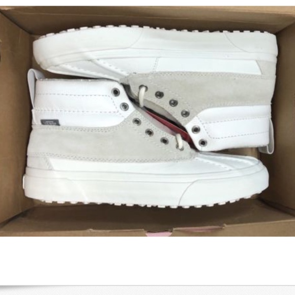 Vans Sk8 Hi Del Pato MTE Scotchgard Blanc Boots - Picture 4 of 7